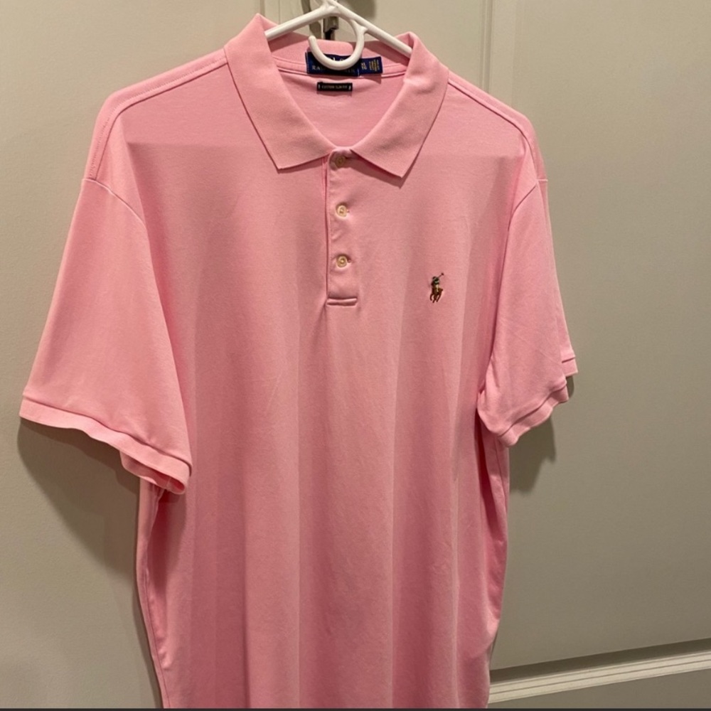 Men’s Pink Polo Slim fit